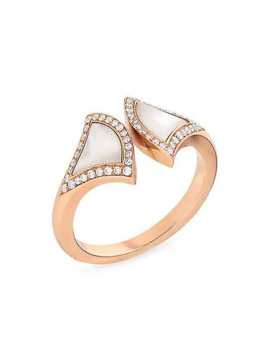 [LUXORA]DREAM MOP DIAMOND OPEN RING