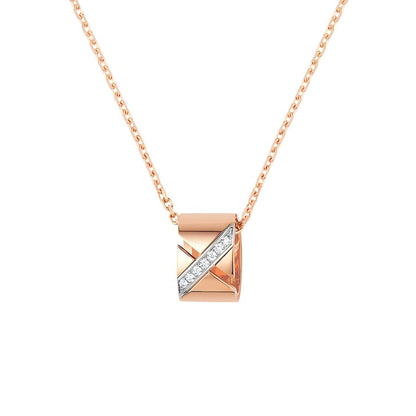 [LUXORA]LIENS EVIDENCE DIAMOND NECKLACE