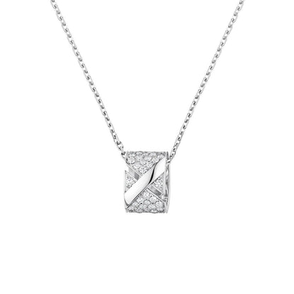 [LUXORA]LIENS EVIDENCE DIAMOND PAVED NECKLACE