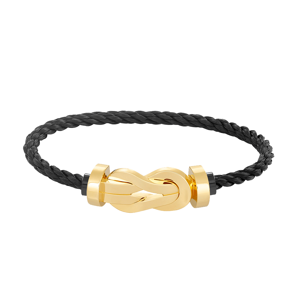 [LUXORA]CHANCE LARGE 8 FIGURE BUCKLE NO DIAMOND BRACELET GOLD