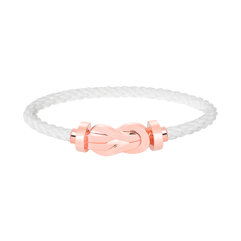 [LUXORA]CHANCE LARGE 8 FIGURE BUCKLE NO DIAMOND BRACELET ROSE GOLD