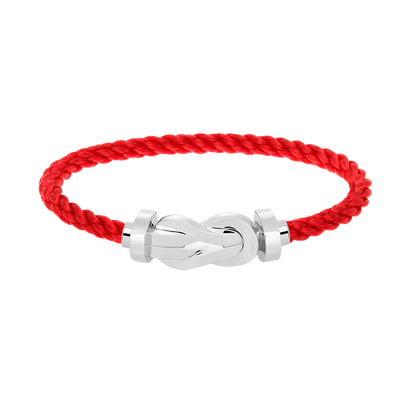 [LUXORA]CHANCE LARGE 8 FIGURE BUCKLE NO DIAMOND BRACELET SILVER