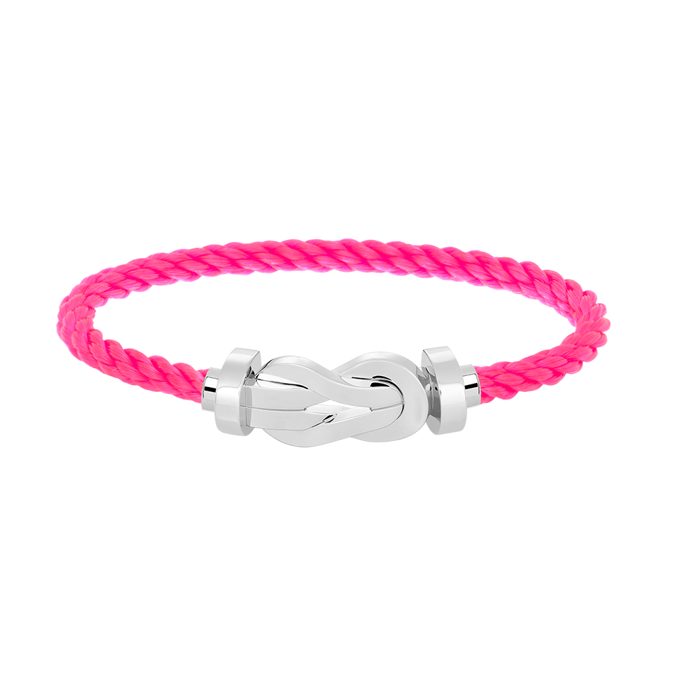 [LUXORA]CHANCE LARGE 8 FIGURE BUCKLE NO DIAMOND BRACELET SILVER