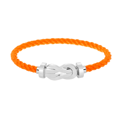 [LUXORA]CHANCE LARGE 8 FIGURE BUCKLE NO DIAMOND BRACELET SILVER