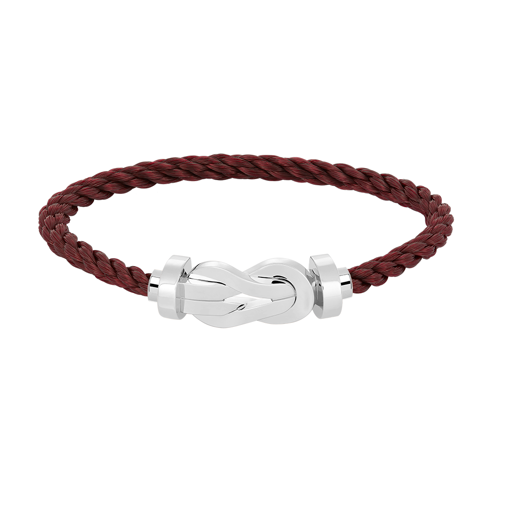 [LUXORA]CHANCE LARGE 8 FIGURE BUCKLE NO DIAMOND BRACELET SILVER