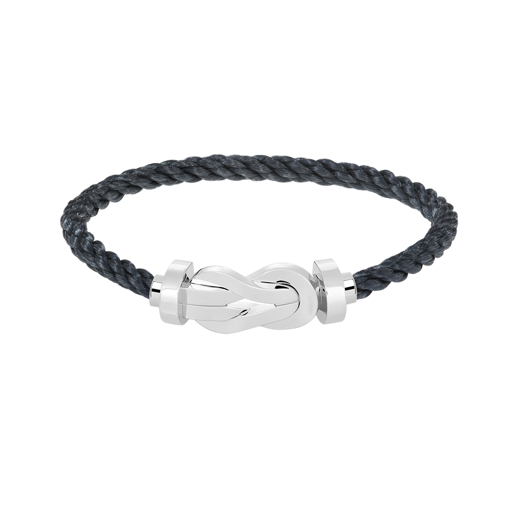 [LUXORA]CHANCE LARGE 8 FIGURE BUCKLE NO DIAMOND BRACELET SILVER