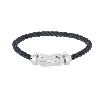 [LUXORA]CHANCE LARGE 8 FIGURE BUCKLE NO DIAMOND BRACELET SILVER