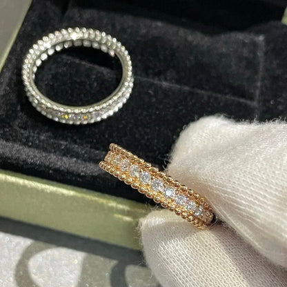 [LUXORA]PERLEE DIAMOND SILVER RING