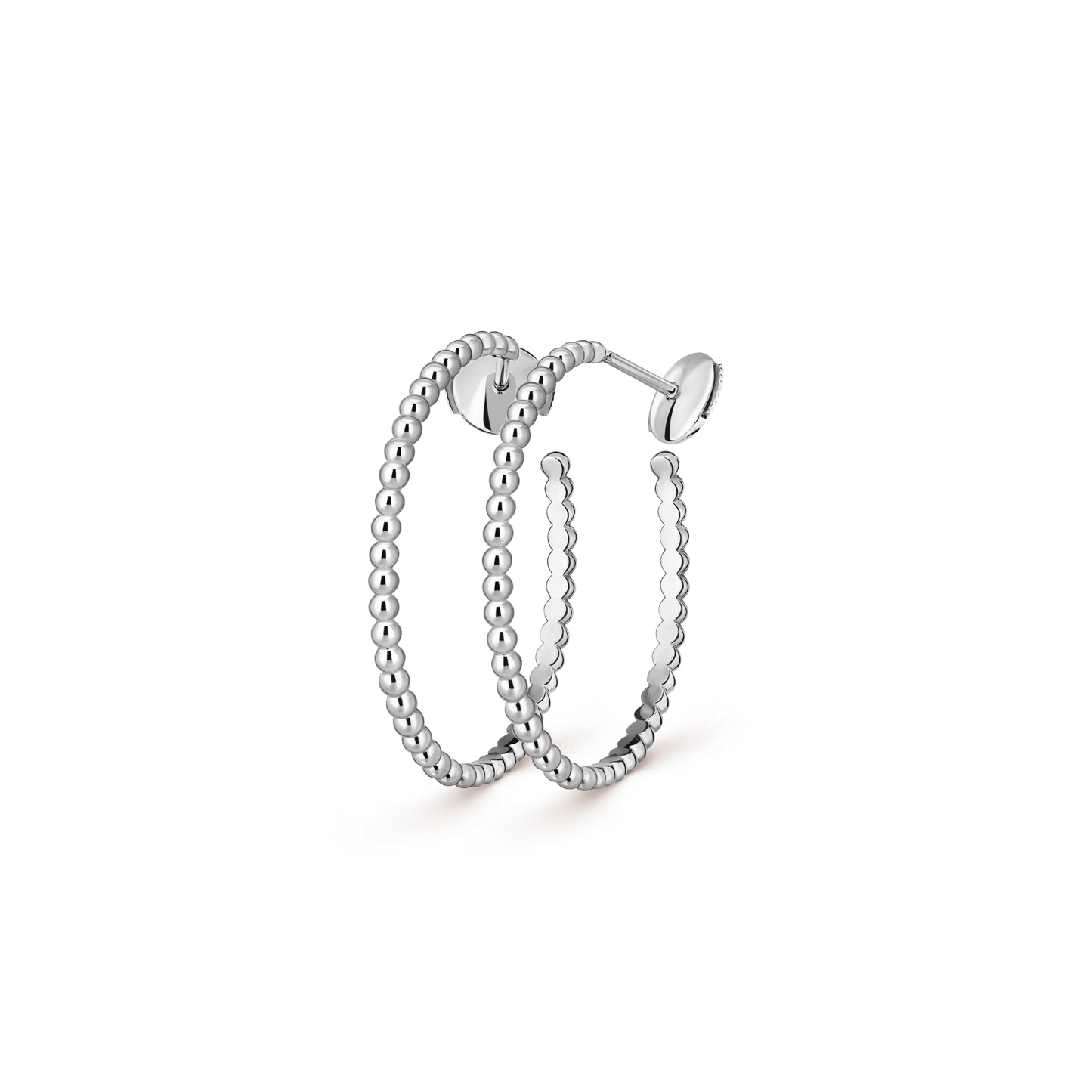 [LUXORA] SMOOTH BEAD STUD EARRINGS