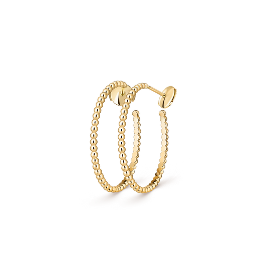 [LUXORA] SMOOTH BEAD STUD EARRINGS