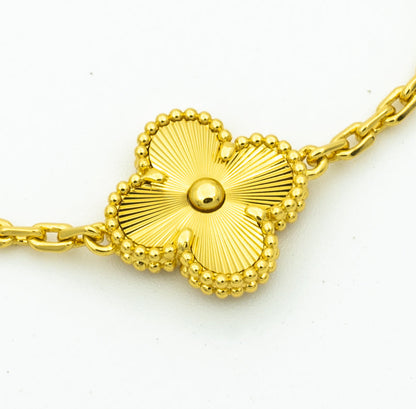[LUXORA] CLOVER 5 MOTIF LASER BRACELET COLLECTION