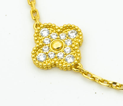 [LUXORA] CLOVER 5 MOTIF LASER BRACELET COLLECTION