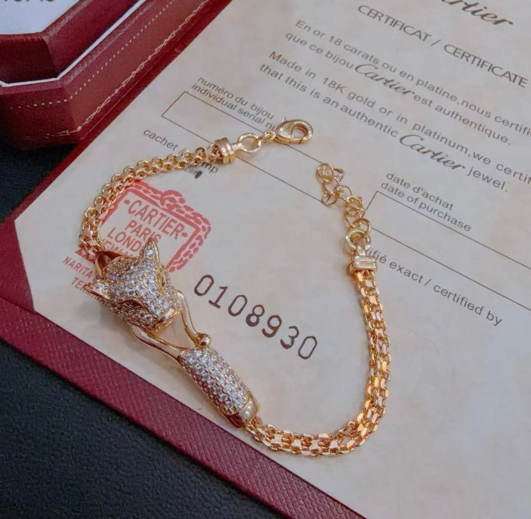 [LUXORA Jewelry] PANTHERE  BRACELET DIAMONDS