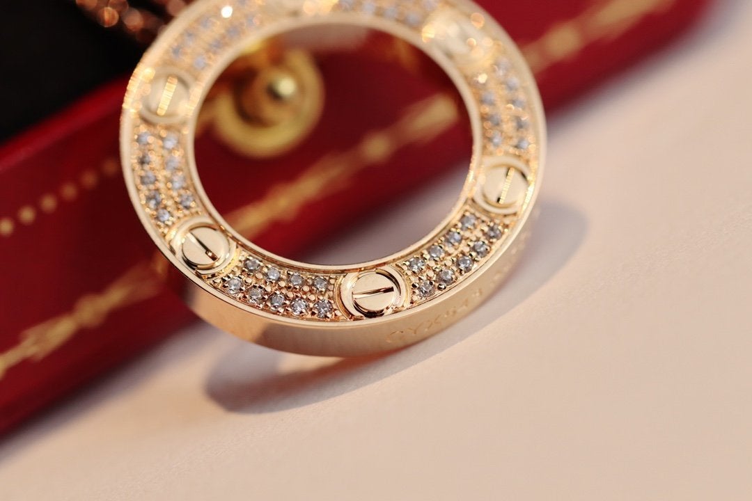 [LUXORA]LOVE NECKLACE ADJUSTABLE ROSE GOLD