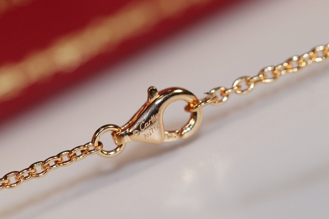 [LUXORA]LOVE NECKLACE PINK GOLD AND SILVER
