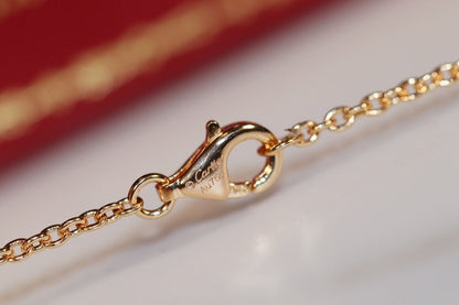 [LUXORA]LOVE NECKLACE PINK GOLD AND SILVER