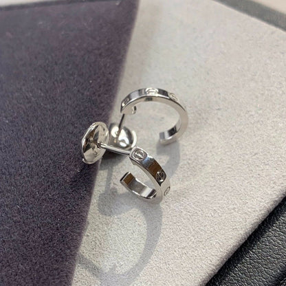 [LUXORA]LOVE EARRINGS 2.65MM SILVER