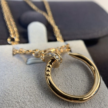 [LUXORA]JUSTE NECKLACE PINK GOLD DIAMONDS
