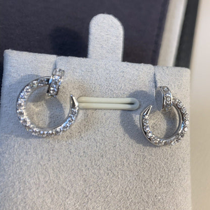 [LUXORA]JUSTE EARRINGS SILVER DIAMONDS