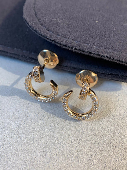 [LUXORA]JUSTE EARRINGS GOLD DIAMONDS