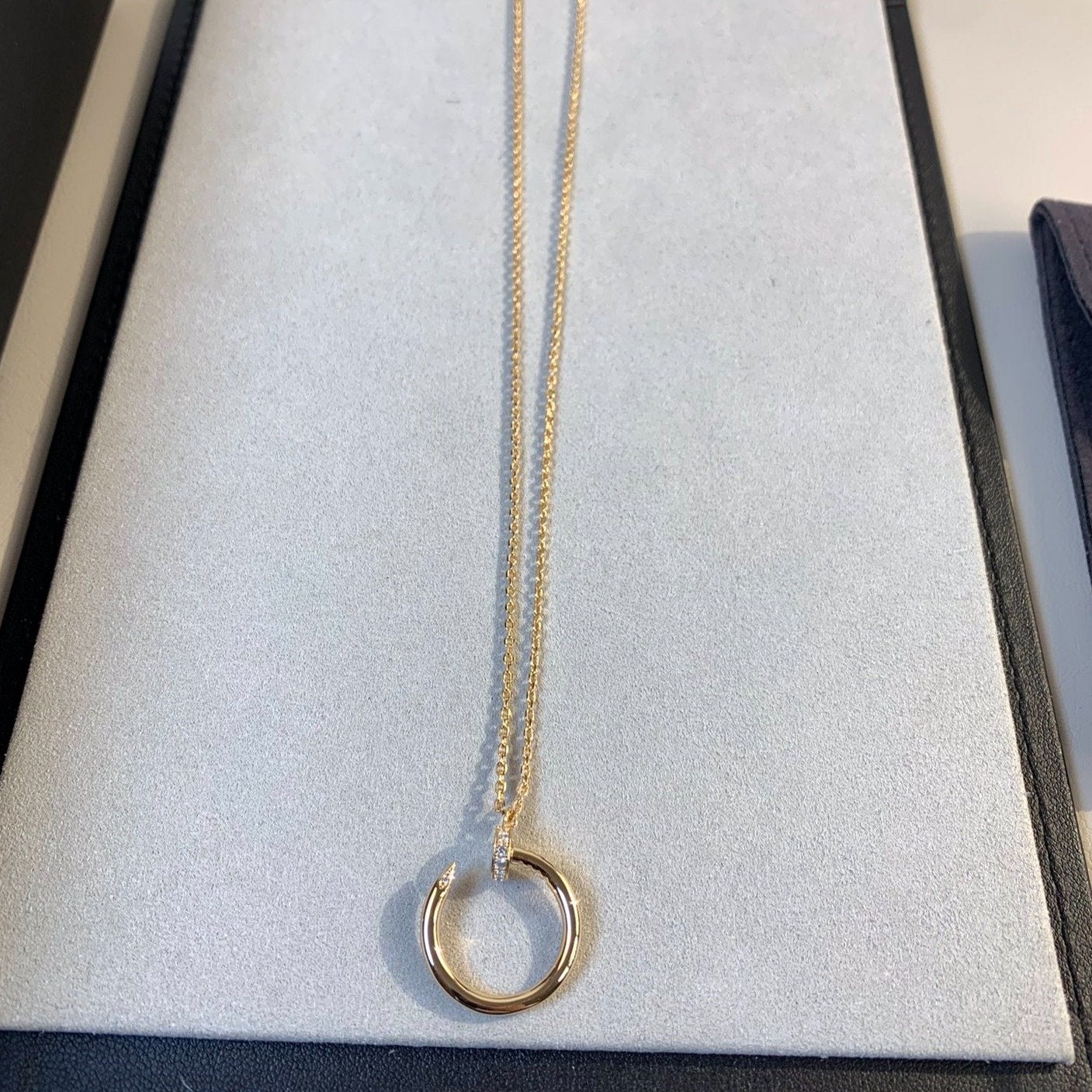 [LUXORA]JUSTE NECKLACE PINK GOLD