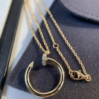 [LUXORA]JUSTE NECKLACE PINK GOLD
