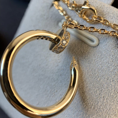 [LUXORA]JUSTE NECKLACE PINK GOLD