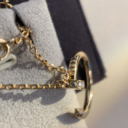 [LUXORA]JUSTE NECKLACE PINK GOLD