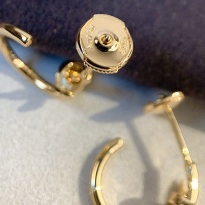 [LUXORA]JUSTE EARRINGS PINK GOLD