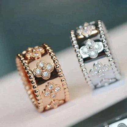 [LUXORA]CLOVER KALEIDOSCOPE RING 10MM