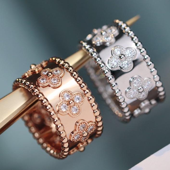 [LUXORA]CLOVER KALEIDOSCOPE RING 10MM
