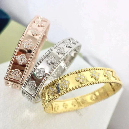 [LUXORA]CLOVER BRACELET 8MM DIAMONDS