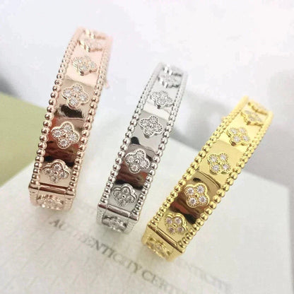 [LUXORA]CLOVER BRACELET 8MM DIAMONDS