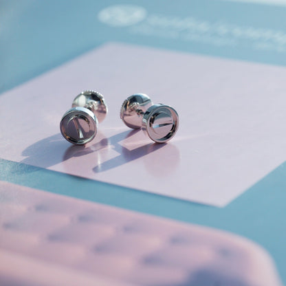 [LUXORA]LOVE EARRINGS SILVER 10MM