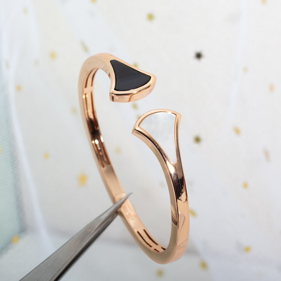 [LUXORA]DREAM BRACELET OPEN PINK GOLD MOP