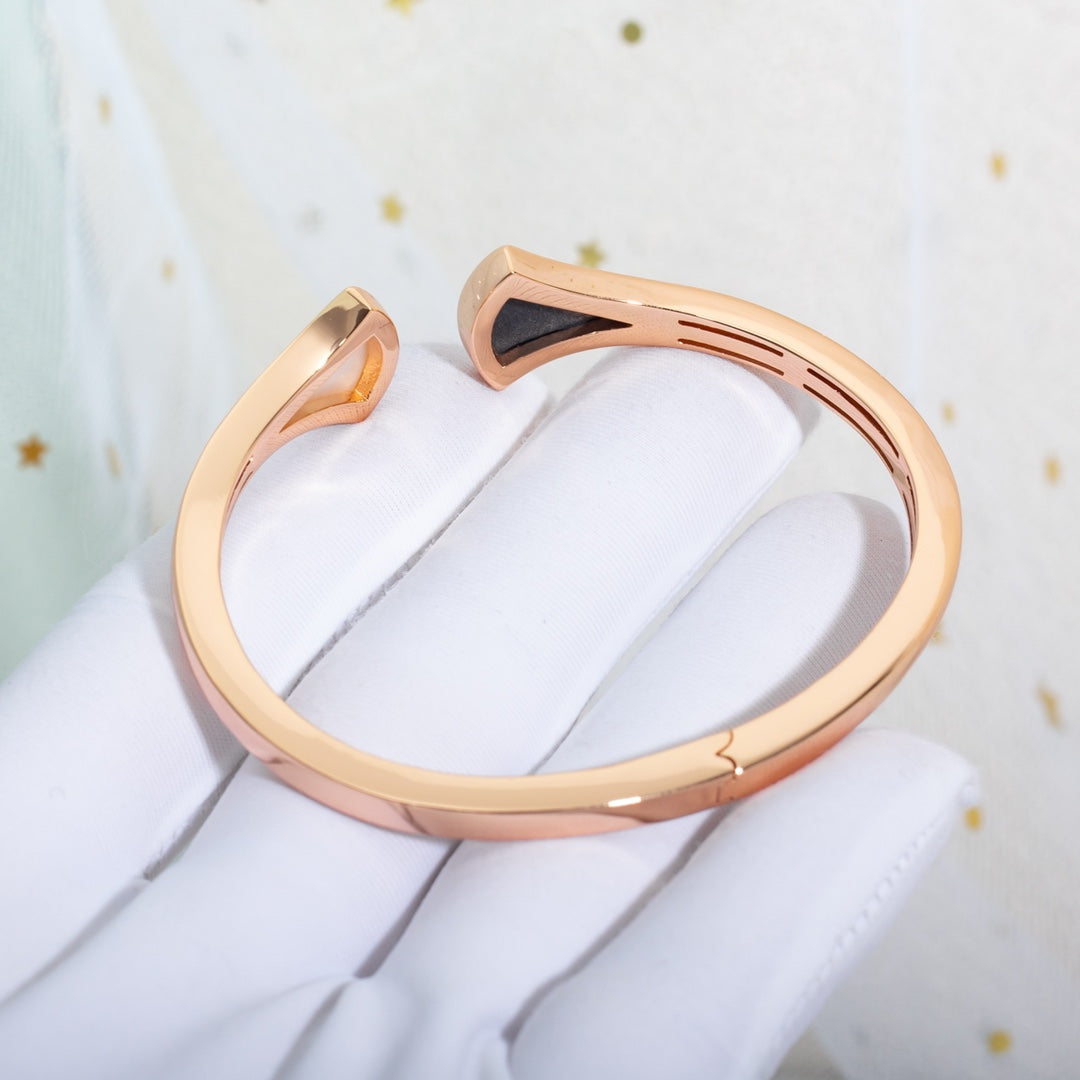 [LUXORA]DREAM BRACELET OPEN PINK GOLD MOP
