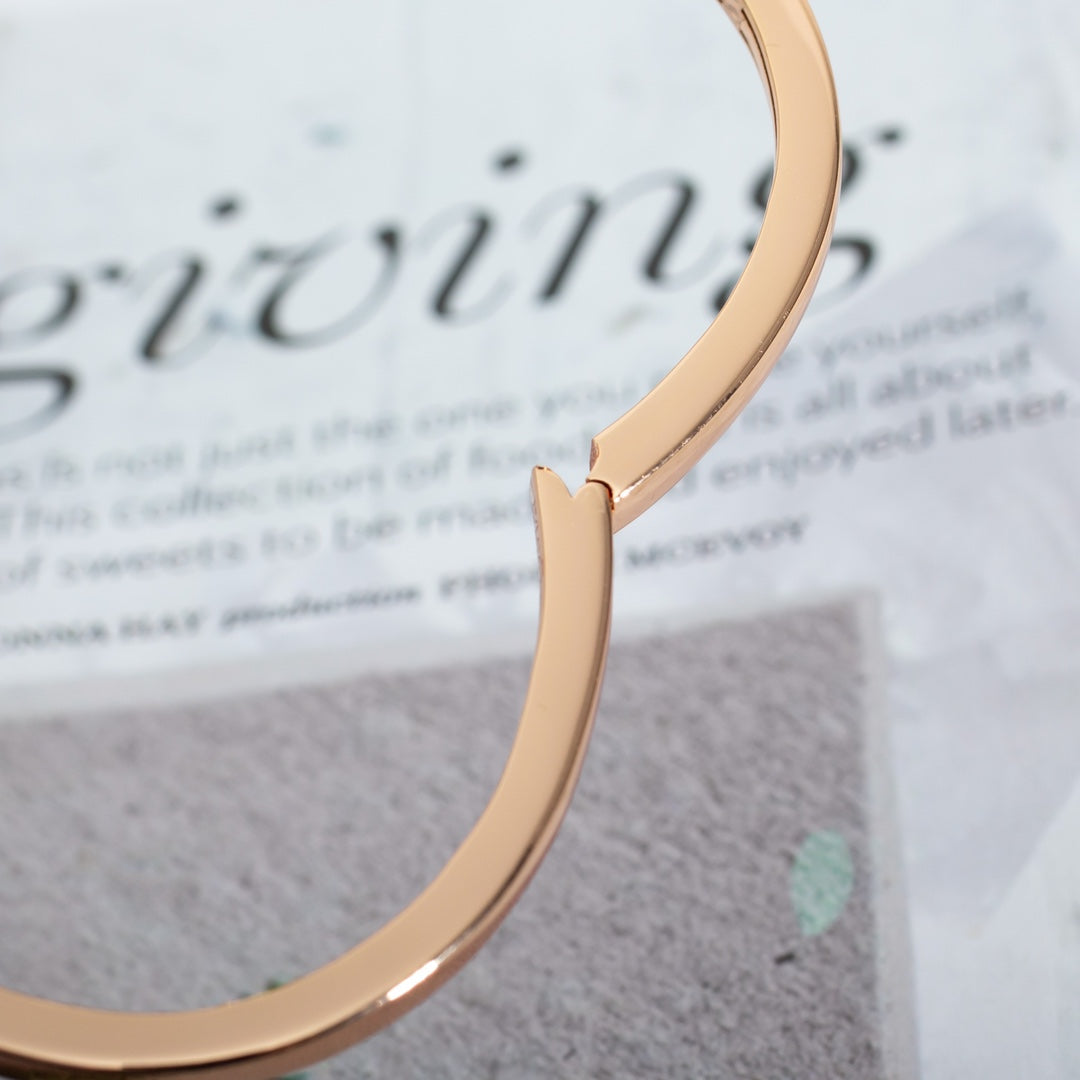 [LUXORA]DREAM BRACELET OPEN PINK GOLD MOP DIAMOND