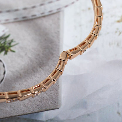 [LUXORA]SERPENTI BRACELET PINK GOLD DIAMOND