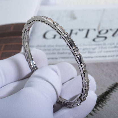 [LUXORA]SERPENTI BRACELET SILVER DIAMOND