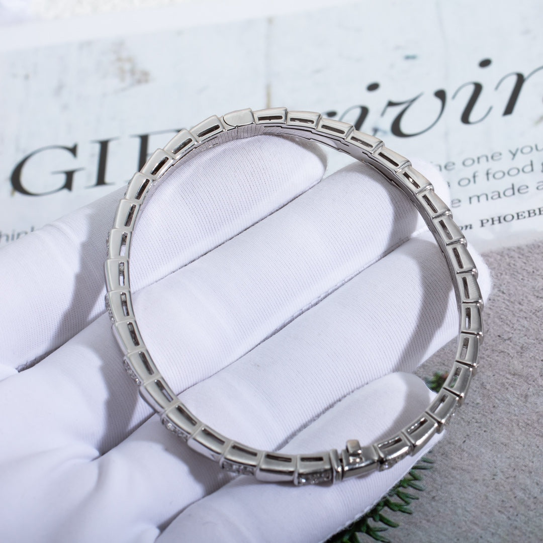 [LUXORA]SERPENTI BRACELET SILVER DIAMOND