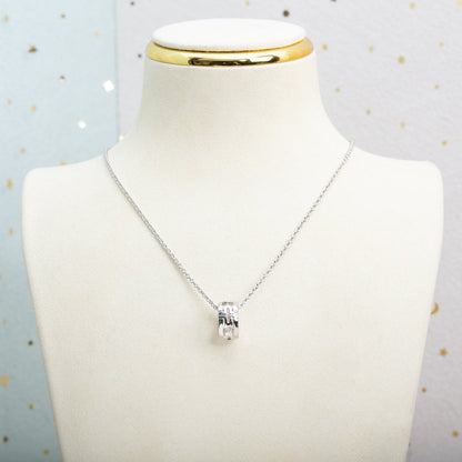 [LUXORA]PARENTESI NECKLACE SILVER