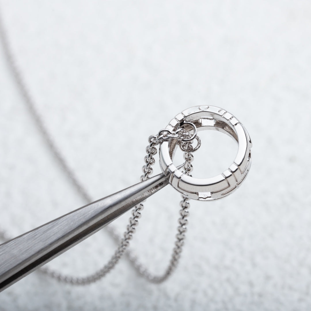 [LUXORA]PARENTESI NECKLACE SILVER