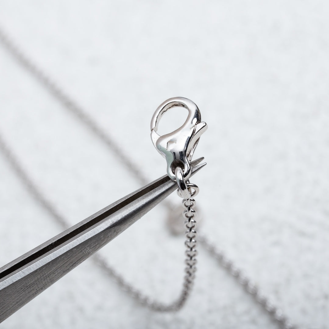 [LUXORA]PARENTESI NECKLACE SILVER