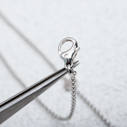 [LUXORA]PARENTESI NECKLACE SILVER