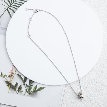 [LUXORA]PARENTESI NECKLACE SILVER