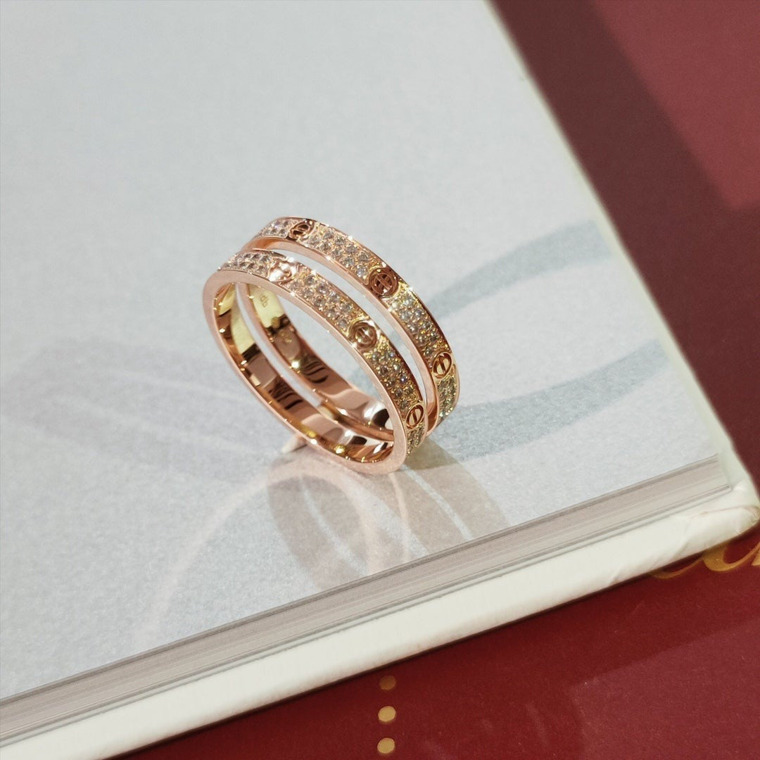 [LUXORA]LOVE RING 2.65MM DIAMOND