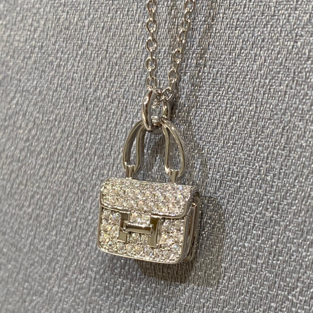 [LUXORA]CONSTANCE PEDANT DIAMOND NECKLACE