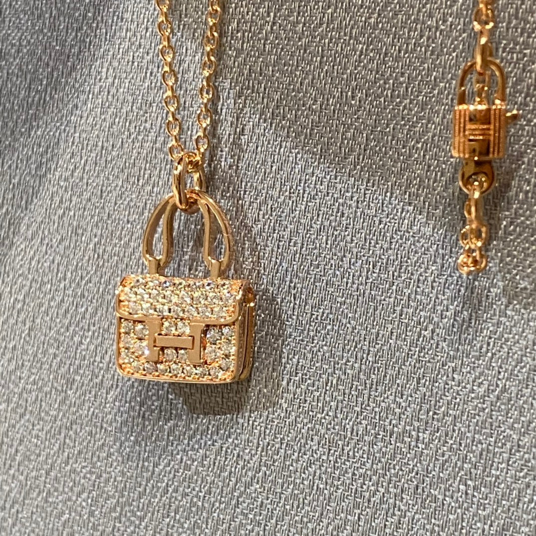 [LUXORA]CONSTANCE PEDANT DIAMOND NECKLACE