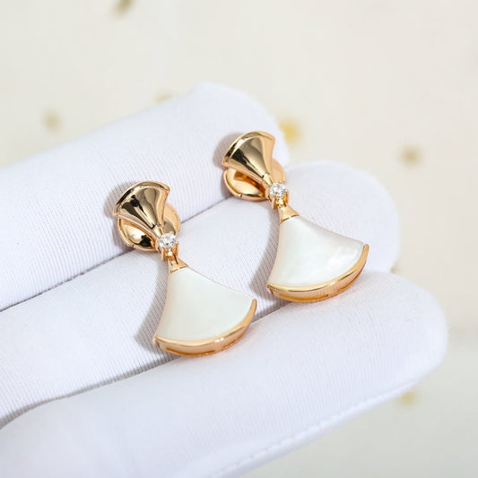 [LUXORA]DREAM MOP PINK GOLD EARRINGS
