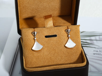 [LUXORA]DREAM MOP PINK GOLD EARRINGS